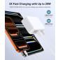 Bloc Chargeur Plat Slim 100W Max, Station de Charge 6 Ports USB-C Rapide Bloc Chargeur Plat Slim 100W Max, Station de Charge 6 Ports USB-C Rapide
