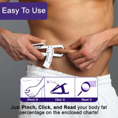 Fitness 3000 Body Fat Caliper – Accurate & Easy Body Fat Measurement