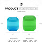 Jawzrsize Pop 'N Go Jaw Enhancer Bundle - 2 Count Blue & Green Face, Neck, Jaw Exerciser & Toner Jawzrsize Pop 'N Go Jaw Enhancer Bundle - 2 Count Blue & Green Face, Neck, Jaw Exerciser & Toner
