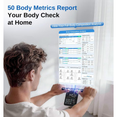 GE Smart Scale with BMI, Body Fat & Muscle Mass – 5.3 Handle Display