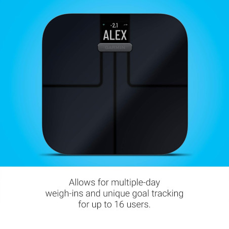 Garmin Index S2 Smart Scale – Body Fat, Muscle & Bone Mass Monitor