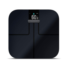 Garmin Index S2 Smart Scale - Wireless Body Fat, Muscle, Bone Mass & Water% Measurement, Black