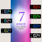 Réveil numérique pour enfants avec 7 couleurs - Petit réveil digital pour chambre d'enfant Réveil numérique pour enfants avec 7 couleurs - Petit réveil digital pour chambre d'enfant