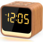 Housbay Réveil en Bois - Sons Naturels, Chants d’Oiseaux, Bruit Blanc, Petit Horloge Digitale Housbay Réveil en Bois - Sons Naturels, Chants d’Oiseaux, Bruit Blanc, Petit Horloge Digitale