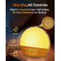 Sunrise Alarm Clock with Sound Machine – Gradual Light Wake-Up & Nature Sounds Sunrise Alarm Clock with Sound Machine – Gradual Light Wake-Up & Nature Sounds