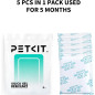 Sacs Dessicants PETKIT pour Distributeurs Automatiques Animaux - 5 Packs, Conservation Fraîcheur Sacs Dessicants PETKIT pour Distributeurs Automatiques Animaux - 5 Packs, Conservation Fraîcheur