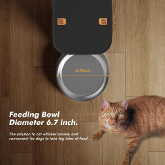 Automatic Dog Feeder 8L - Large Capacity, Timed, LCD Screen & Battery Operated