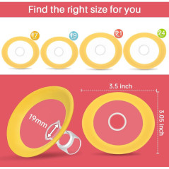 Plaques ovales 19mm pour pompes Medela – Accessoires de remplacement