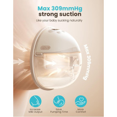 Paruu P16 Pro Tire-Lait Portable 2 Pack Champagne