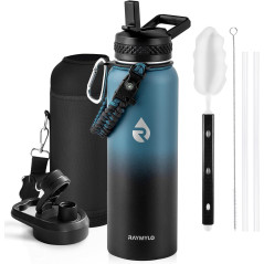 Bouteille Isotherme RAYMYLO 40 oz, Acier Inoxydable à Double Paroi Sous Vide Triplex