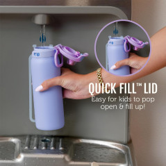 Ello Pop & Fill 18oz - Bouteille Isotherme Enfants sans BPA