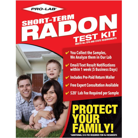 Kit Test Radon Maison EPA Approuvé - Détecteur Court Terme (2)
