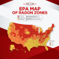 Kit de Test de Radon Domestique EPA, Détecteur Court Terme, Lot de 2 Kits Kit de Test de Radon Domestique EPA, Détecteur Court Terme, Lot de 2 Kits