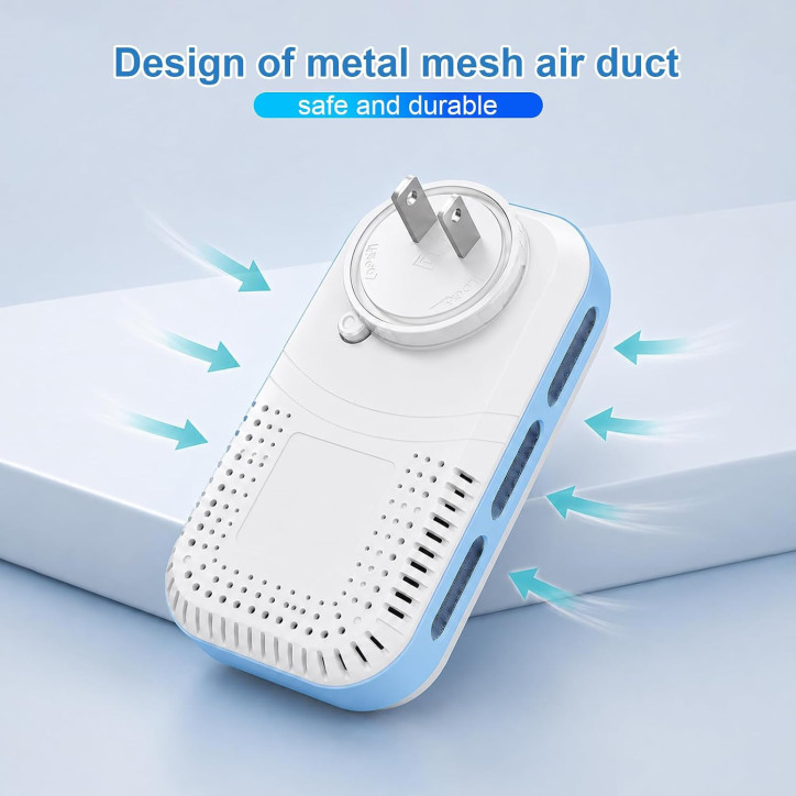 Plug-in 5-in-1 Indoor Air Quality Detector with HD Display for Accurate Home Monitoring