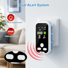 5-in-1 Indoor Air Quality Detector with HD Display – Plug-In Sensor