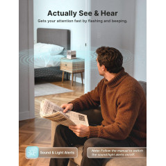 X-Sense Radon Detector XR0B-SR for Home with Audible & Visual Alerts