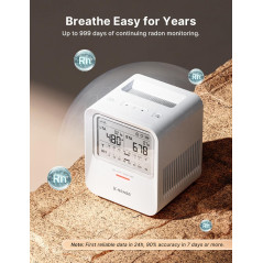 X-Sense Radon Detector XR0B-SR for Home with Audible & Visual Alerts