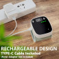 Oklar Rechargeable Wrist Blood Pressure Monitor, FDA Cleared Portable BP Machine