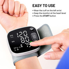 Oklar Tensiomètre Poignet Rechargeable, FDA Approuvé