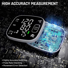 Oklar Wrist Blood Pressure Monitor – FDA Cleared & Rechargeable BP Machine