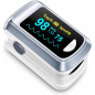 Oxymètre de Pouls à Doigt avec Écran OLED, Lecture Rapide SpO2, Fréquence Cardiaque, Lanière et 2 Piles AAA Oxymètre de Pouls à Doigt avec Écran OLED, Lecture Rapide SpO2, Fréquence Cardiaque, Lanière et 2 Piles AAA
