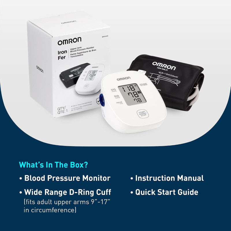 OMRON Tensiomètre Bras Iron - Précision & Confort