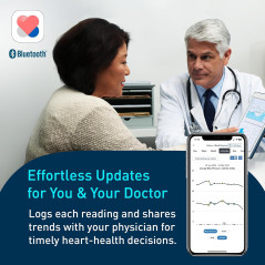OMRON Silver Upper Arm Blood Pressure Monitor – Accurate & Easy Use