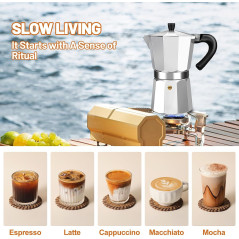 Cafetière Moka Aluminium 2 Tasses - Café Cubain Authentique