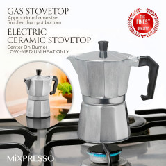Cafetière Moka Mixpresso 3 Tasses - Espresso Italien Cubain