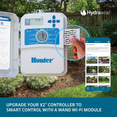 Contrôleur Hunter X2 6 Zones WiFi pour Arrosage Automatique