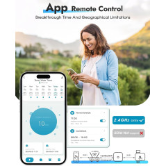 Insoma Smart WiFi Sprinkler Timer - App & Voice Control, Rain Delay