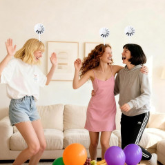 PLwelth 3-Pack Funny Rotating Brain Loading Hair Clips & Headbands - Creative Hair Accessories for Women & Girls