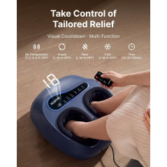 RENPHO Thermacool 2-en-1 : Massage Pieds Chaud & Froid HSA