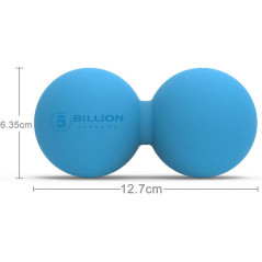 Peanut Massage Ball - Double Lacrosse Massage & Mobility Ball for Deep Tissue Myofascial Release & Muscle Relaxation