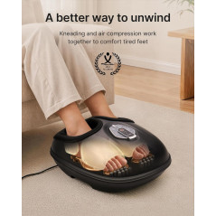 RENPHO Masseur de Pieds Chauffant - Idée Cadeau Femme, Éligible FSA/HSA
