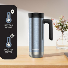 Contigo Superior 2.0 20oz Stainless Steel Travel Mug Lid, Dark Ice