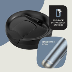 Contigo Superior 2.0 20oz Stainless Steel Travel Mug Lid, Dark Ice