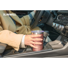 SUNWILL 20 oz Stainless Steel Insulated Coffee Tumbler Travel Mug