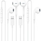 Pack 2 Écouteurs Filaires Certifiés Apple MFi pour iPhone 14 13 12 Pro Max Pack 2 Écouteurs Filaires Certifiés Apple MFi pour iPhone 14 13 12 Pro Max
