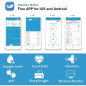 WellOxy Sleep Oxygen Monitor: Track Heart Rate & O2 Saturation with Bluetooth WellOxy Sleep Oxygen Monitor: Track Heart Rate & O2 Saturation with Bluetooth