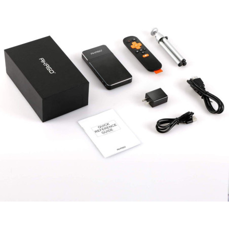 AKASO Mini Projecteur: Votre Cinéma Portable HD 1080P – Batterie Longue Durée & Connectivité WiFi/HDMI