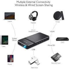 Akaso Mini Projector, le projecteur à emporter partout avec vous