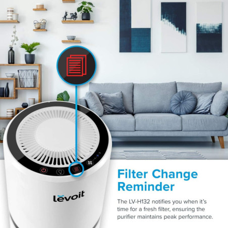 LEVOIT Air Purifier: Breathe Easy with HEPA Filter, Perfect for Allergies & Pets!