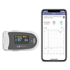 SleepEase Oxygen Monitor: Track O2 & Heart Rate Overnight for Better Sleep & Health