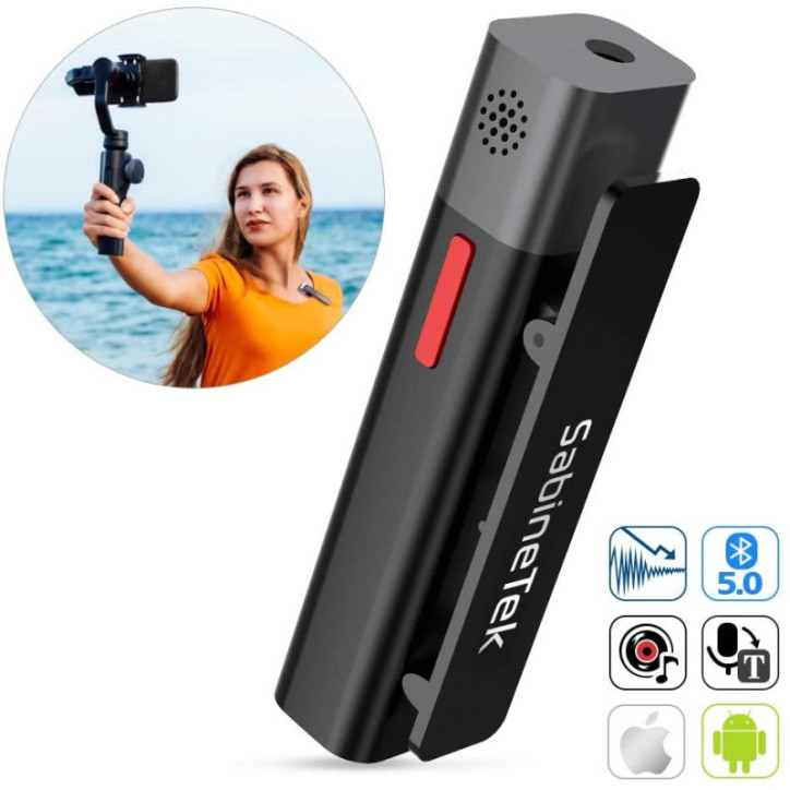 SmartMike+: Wireless Mic for Crystal-Clear Audio Recording - Perfect for Vlogs & Podcasts! SmartMike+: Wireless Mic for Crystal-Clear Audio Recording - Perfect for Vlogs & Podcasts!