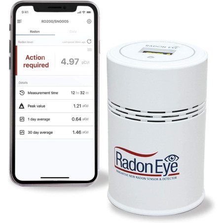 Radon Eye RD200, le détecteur de radon rapide